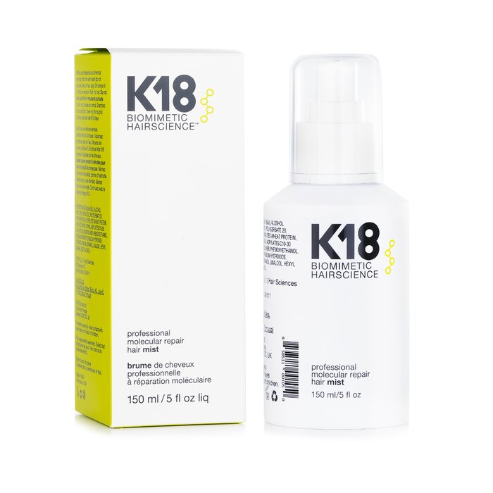 K18 Innovative Biotechnology 4-minute molecular introduction spray | K18 Professional Molecular Repair Hair Mist 150ml