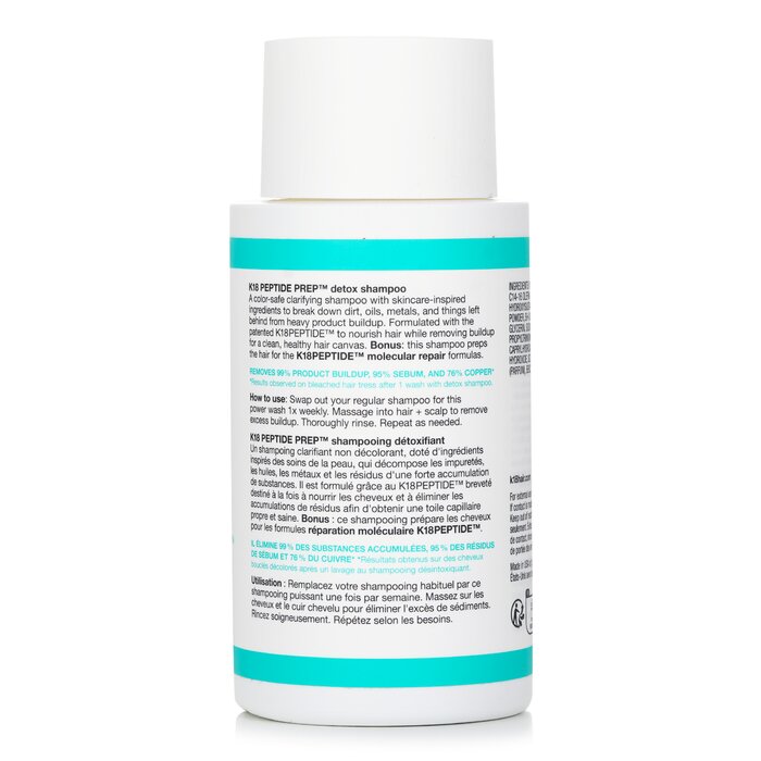 K18 Detox Shampoo | PEPTIDE PREP™ detox shampoo 250ml