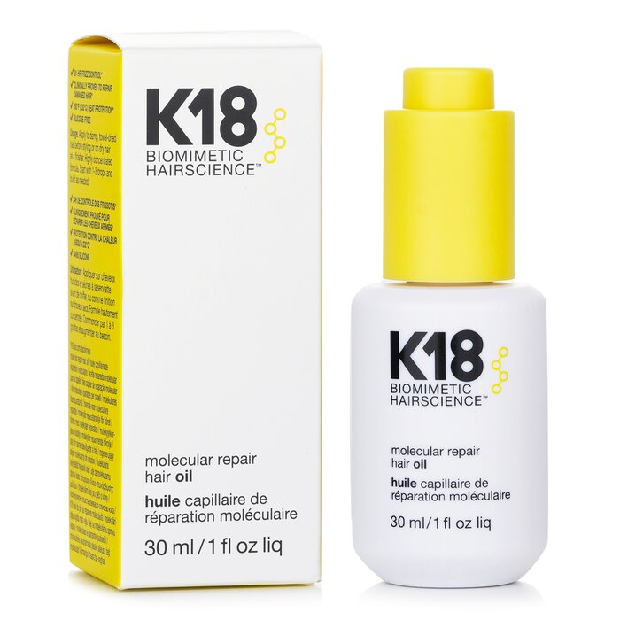 K18 Biomimetic Hairscience Molecular Repair Hair Oil 30ml