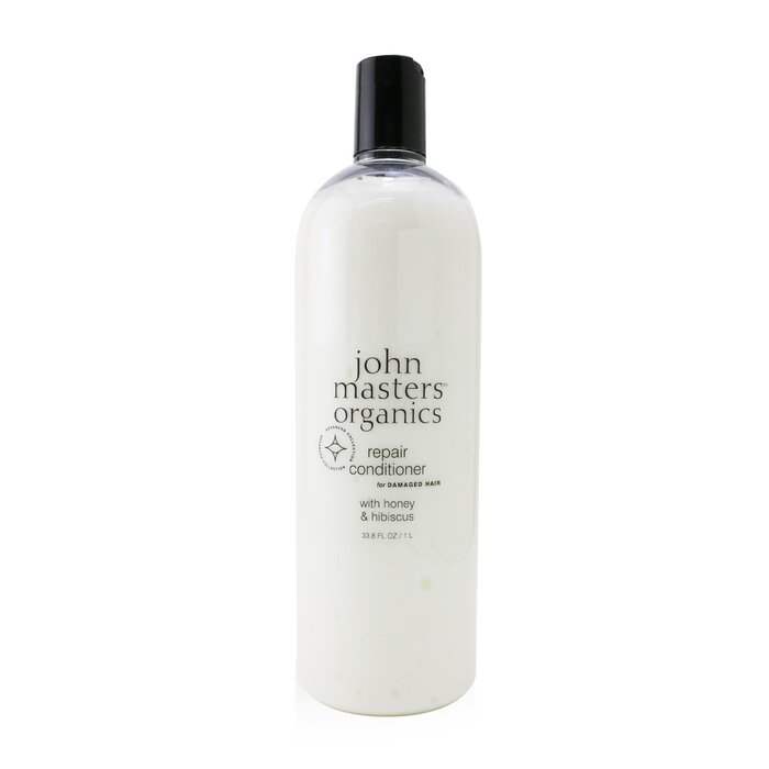 JOHN MASTERS ORGANICS 有機大師約翰 蜂蜜和芙蓉花修復頭髮受損護髮素｜Repair Conditioner For Damaged Hair with Honey & Hibiscus 1000ml