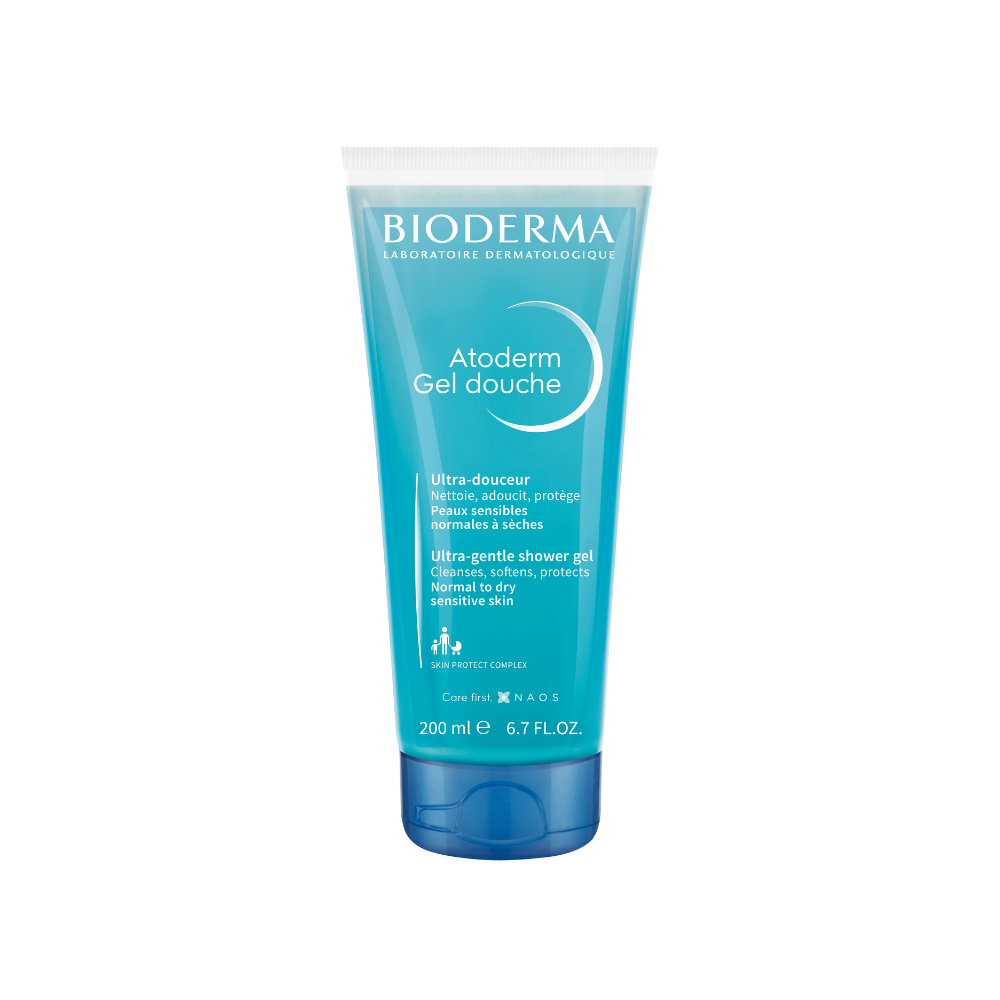 BIODERMA Moisturizing Cleansing Gel | Atoderm Gentle Shower Gel 200 ml