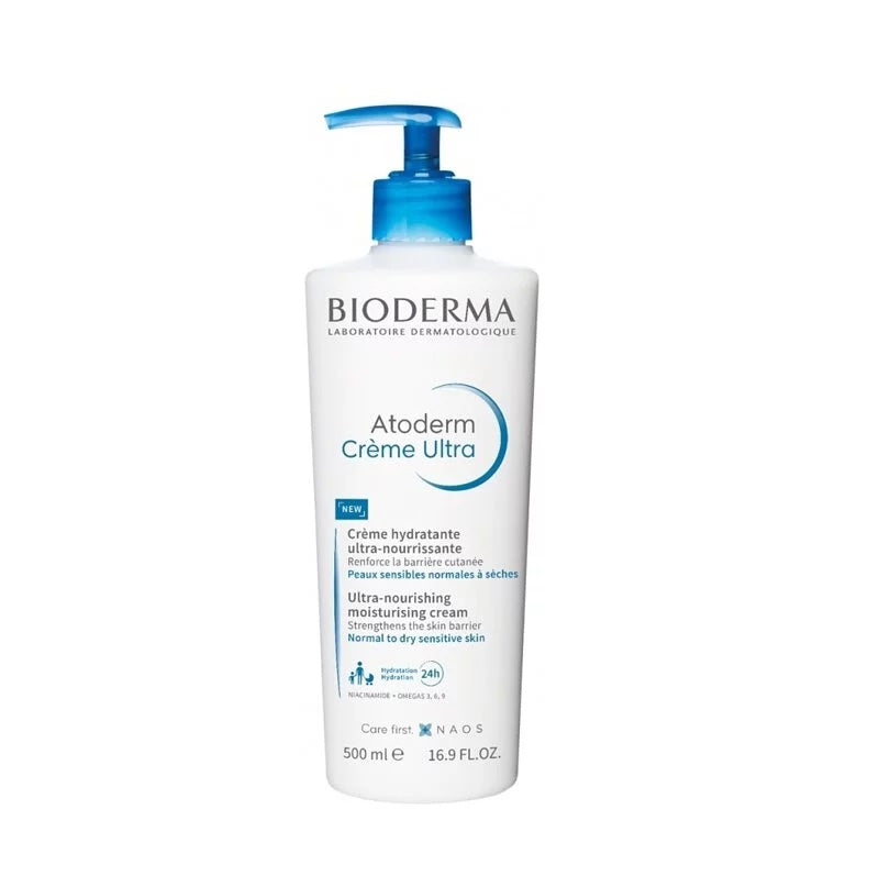 BIODERMA Hydrating Nourishing Cleansing Cream | Atoderm Creme ultra 500ml