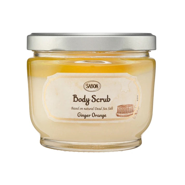 SABON Ginger Orange Dead Sea Salt Purifying Repair Body Scrub | Body Scrub Ginger Orange 600g