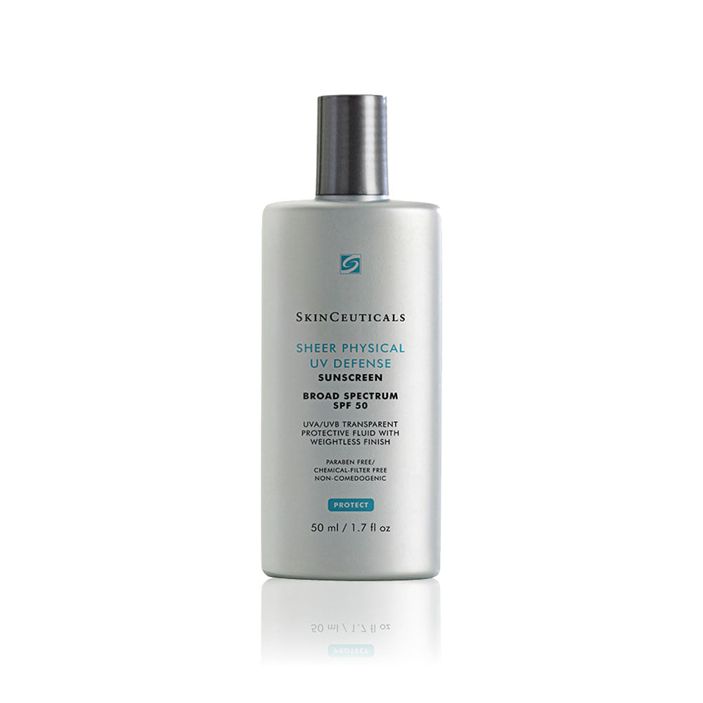 SkinCeuticals Thin, Refreshing Hypoallergenic UV Sunscreen | SHEER PHYSICAL UV DEFENSE SPF 50 50ml