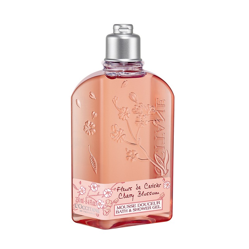 L'occitane Cherry Blossom Bath &amp; Shower Gel 250ml